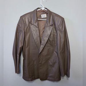 Adam Spencer leather jacket. Fits like men’s XL